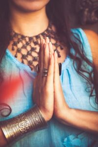 Namaste A Heart Chakra Greeting