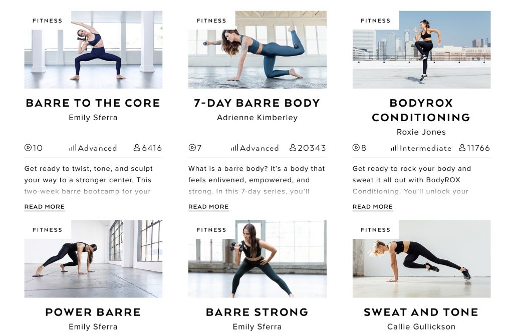 Learn about Alo Moves online barre classes with barre instructors Adrienne Kimberley, Emily Sferra, and Callie Gullickson and practice and learn barre at-home with Alo Moves.