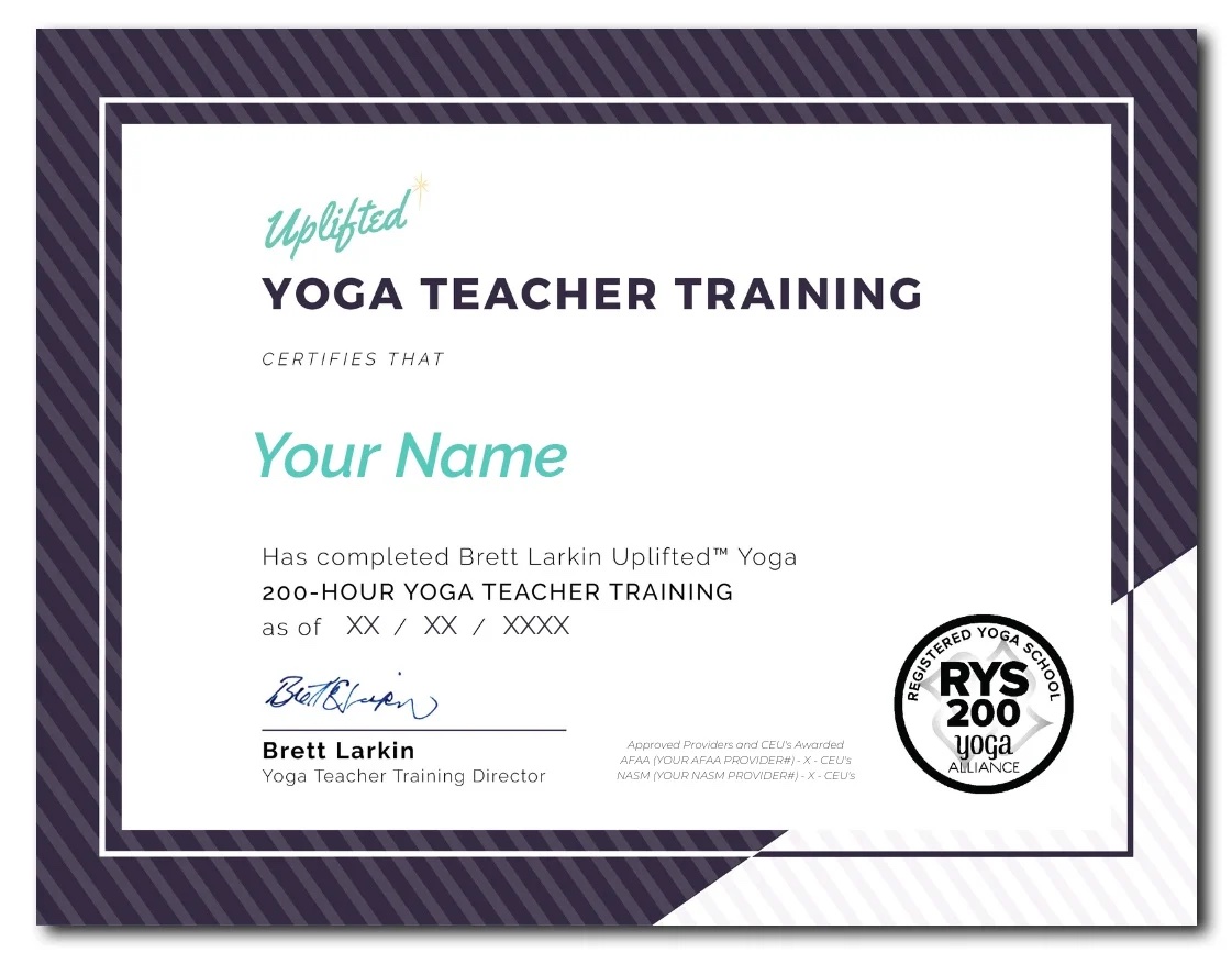 The Inside Scoop On Brett Larkin's Next Uplifted Online Yoga Teacher