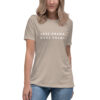 Less Drama More Prana Women's Relaxed T-Shirt (White Font) - Image 8