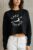 Take A Vinyasa Ladies’ Cropped Sweatshirt (White Font)